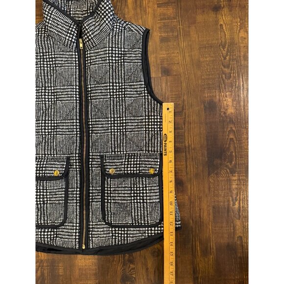 Telluride Clothing Company Black & White Quilted Lightweight Puffer Vest Size M - Picture 8 of 10